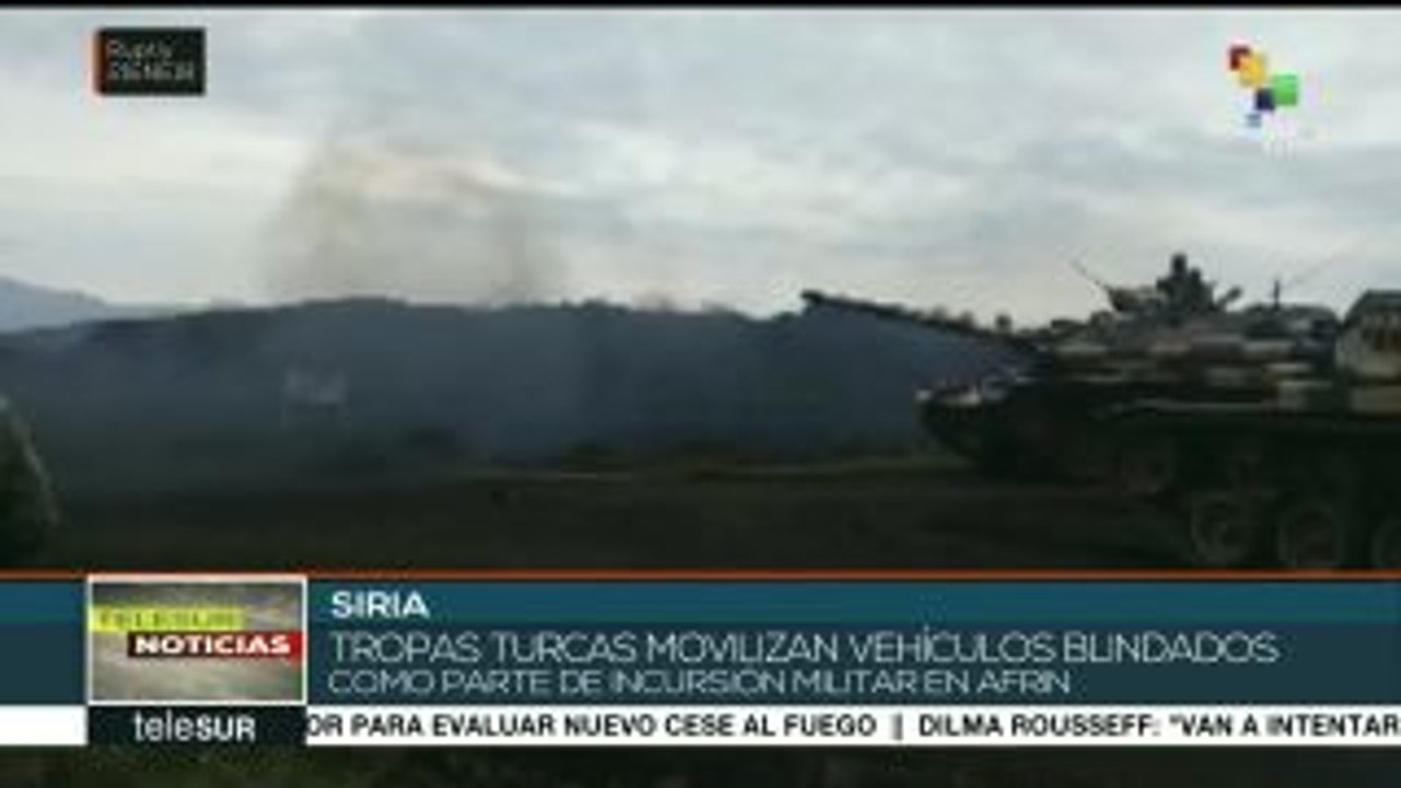 Ataca ejército turco a tropas kurdas en ciudad siria Afrin