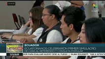 Efectúa CNE ecuatoriano primer simulacro para plebiscito del 4-F