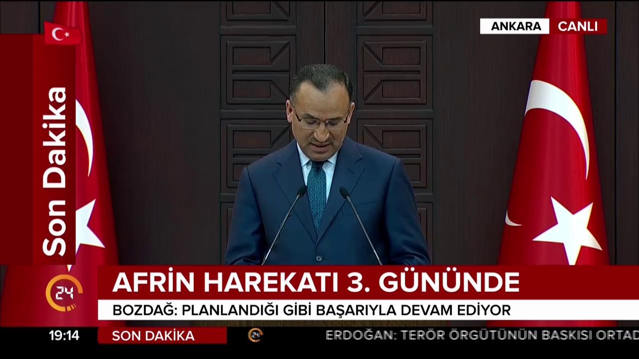 Afrin Harekatı 3. Gününde