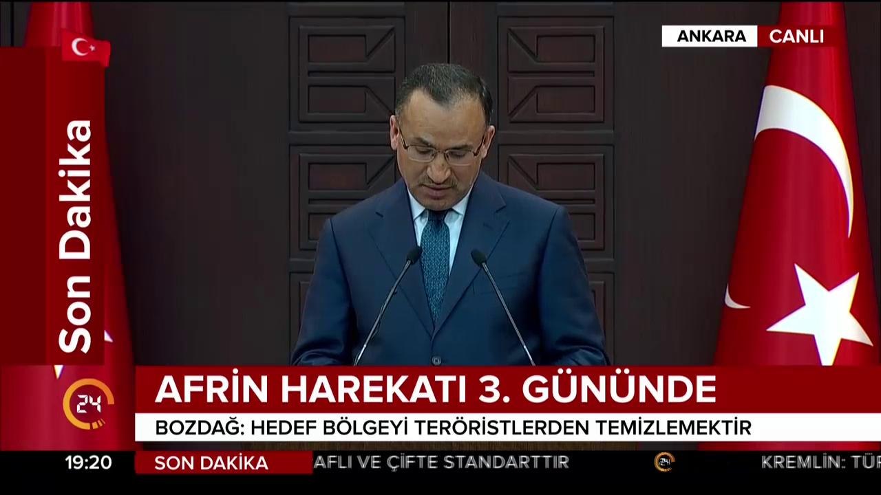 Afrin Harekatı 3. Gününde