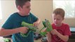 Extreme Toys Shorts  Ethan and Cole Sneak Attack Squad Nerf Bazooka Blast!