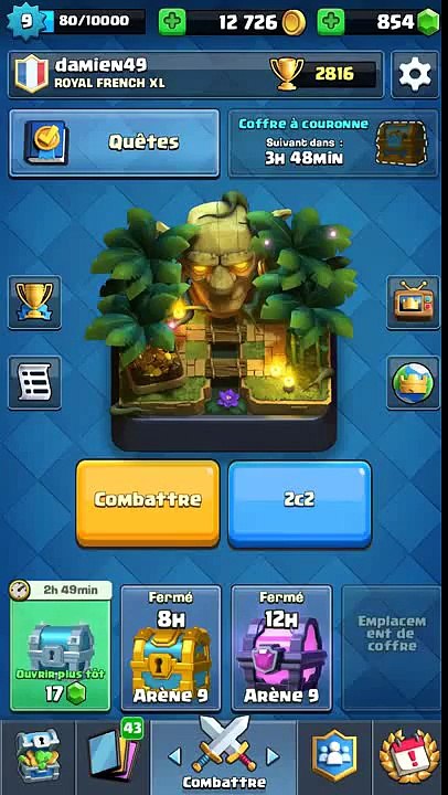 CLASH ROYALE COFFRE DE CLAN