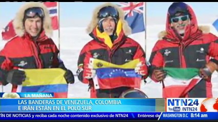 José Francisco Arata, el venezolano que llegó al polo sur, relató en NTN24 cómo fue esta travesía junto con sus compañeros