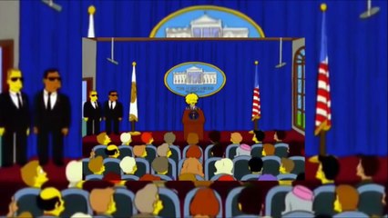 SIMPSONS Predict HILLARY will be  PRESIDENT - AFTER TRUMP destroys the NATION!