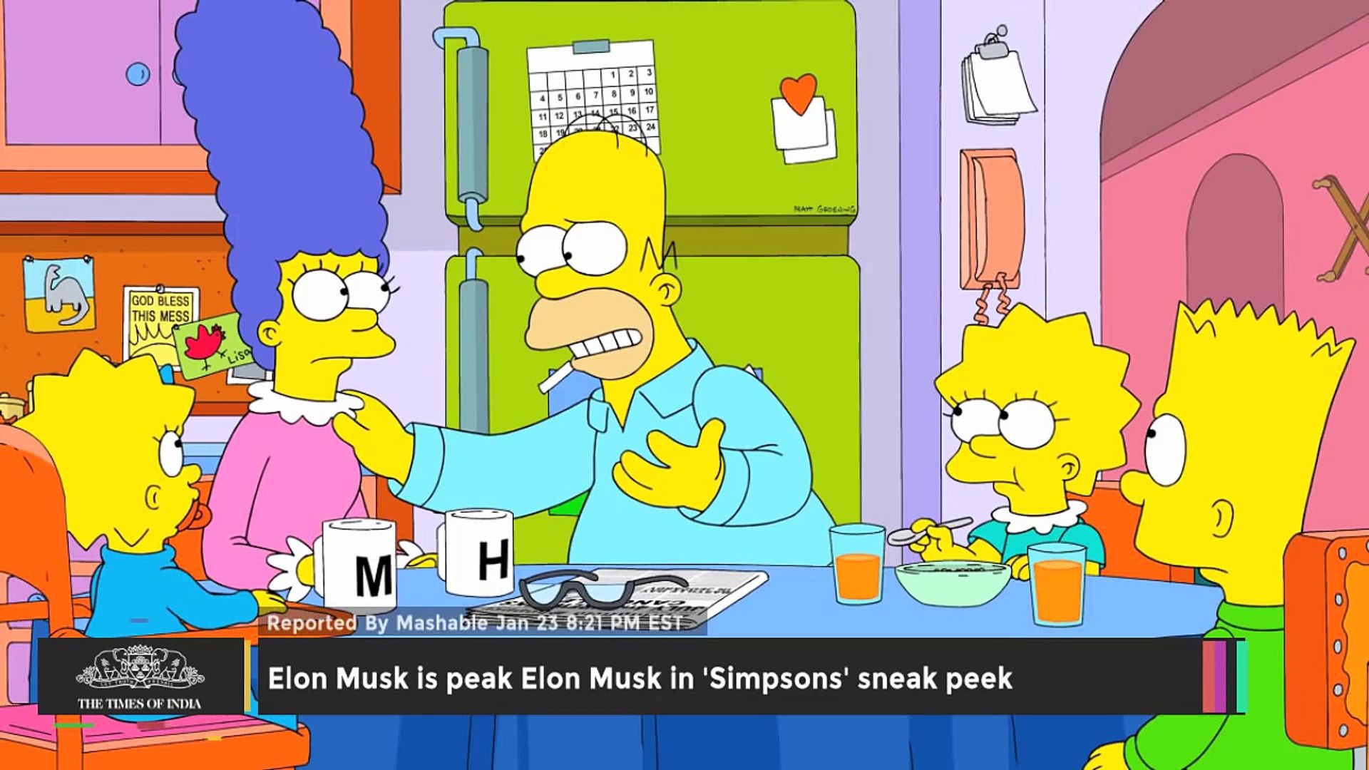 Elon Musk is Peak Elon Musk in 'Simpsons' Sneak Peek - TOI