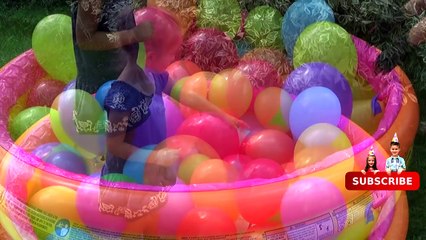 Finger Family Song with Balloons for Learning Colors - Baby Songs Nursery Rhymes