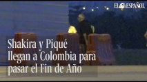 Piqué y Shakira llegan a Colombia