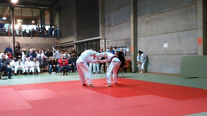 Provincial 2018 U21 -66kg Kilian Lefebvre du Grand-Hornu contre Matteo Gaudry de Frameries