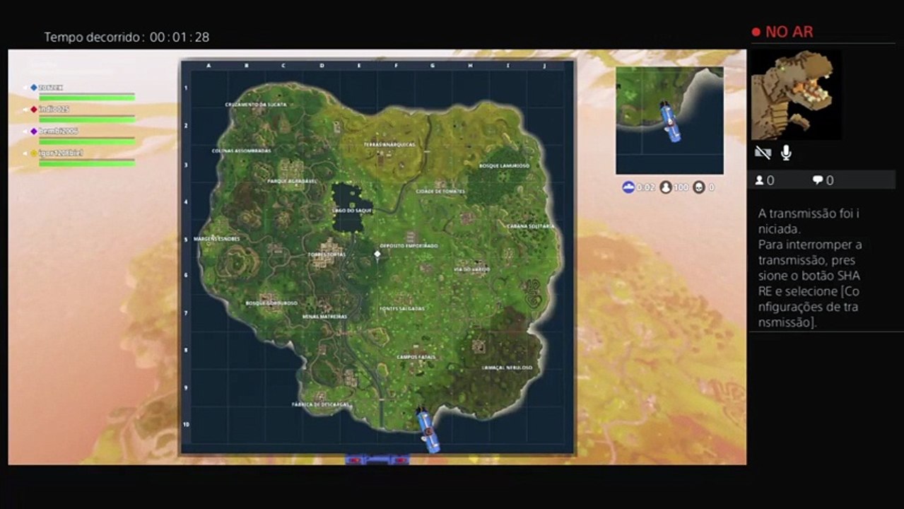 Tentado jogar fortnite