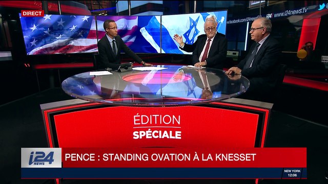 Mike Pence en Israël: standing ovation à la Knesset