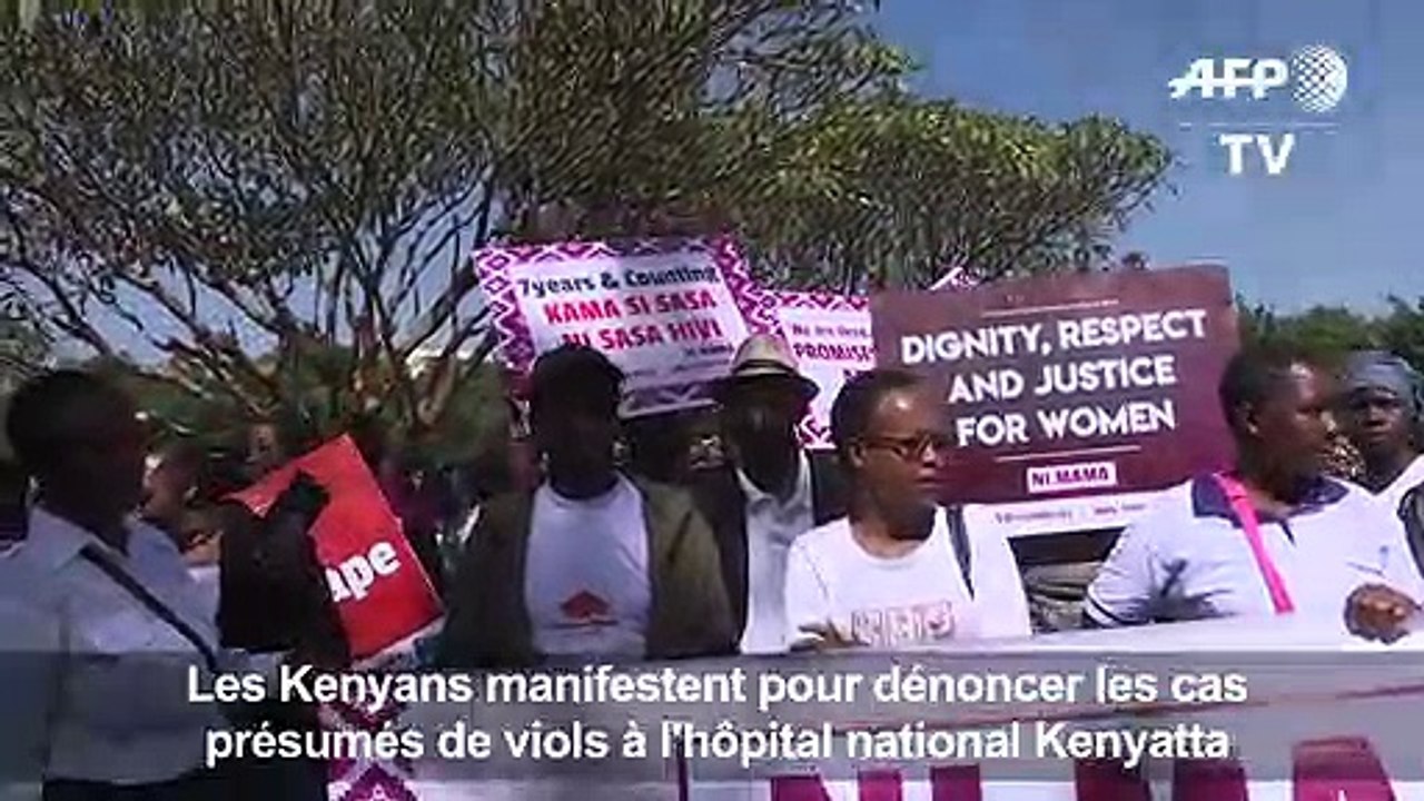 Manifestation contre les viols présumés à l'hôpital de Nairobi