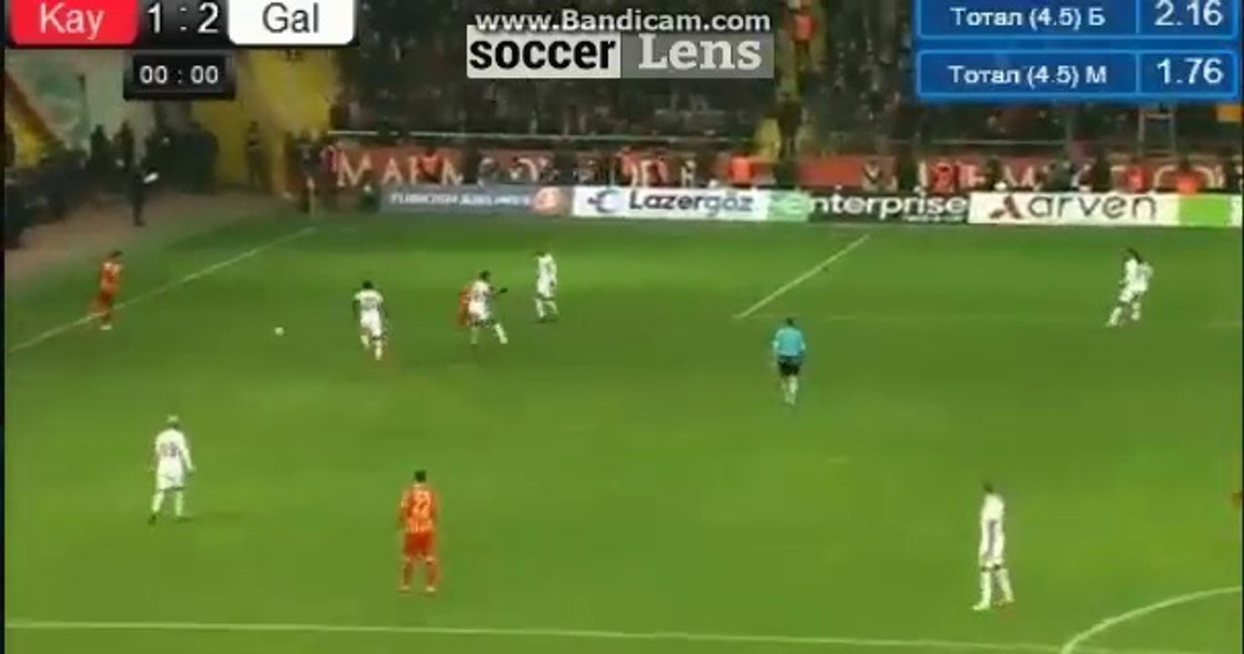Umut Bulut Goal HD - Kayserispor 1-2 Galatasaray 22.01.2018