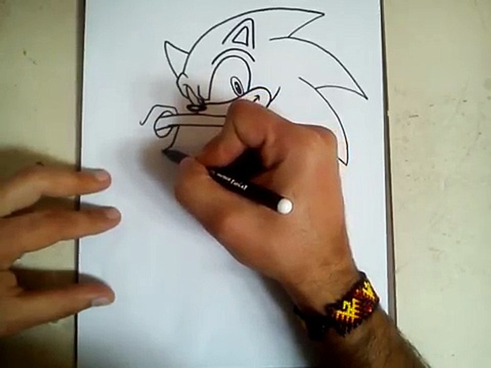 COMO DIBUJAR A SONIC / how to draw sonic