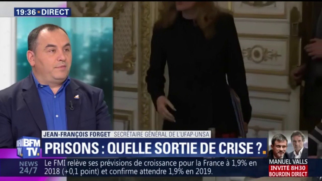 Prisons: "La ministre ne connaît pas cet univers", estime Jean-François Forget, secrétaire général de l’UFAP-UNSA