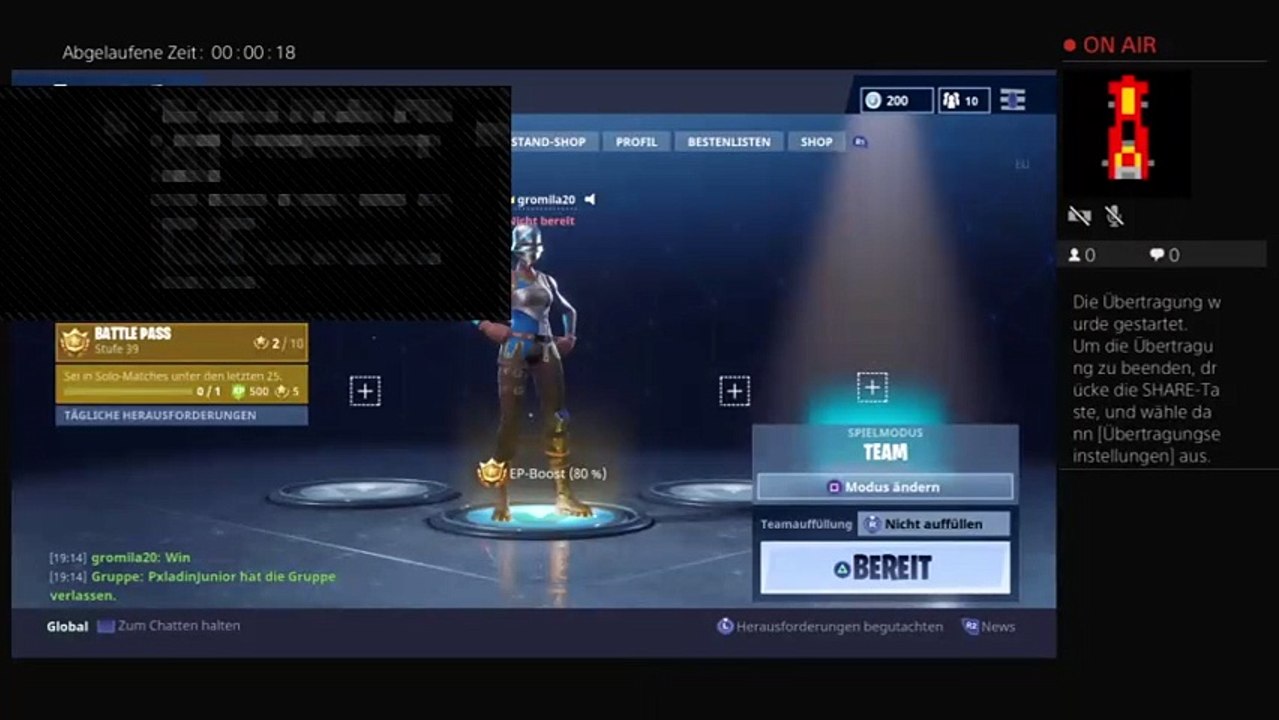 Fortnite versuche 1sieg