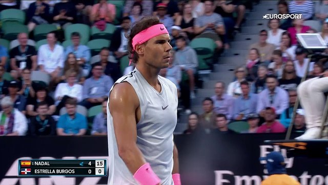 AO 2018 / R1 / Rafael Nadal vs. Victor Estrella Burgos / HIGHLIGHTS