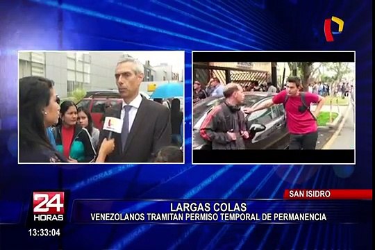 San Isidro: venezolanos hacen largas colas para tramitar el Permiso Temporal de Permanencia