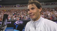 AO 2018 R3 Rafael Nadal vs. Damir Dzumhur / Last game & On-court Interview