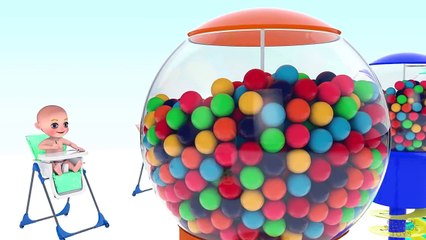 Baby Bath Time Learn colors Nursery Rhymes Finger Family Song _ Learning video f