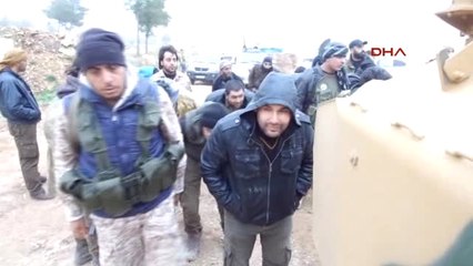 Azez Burseya Dağı'nda Öso ile Ypg'li Teröristler Arasında Çıkan Çatışmanın Görüntüleri