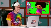 YOUTUBERS REACT TO PAMTRI (WEIRD SPONGEBOB & DORA ANIMATIONS)