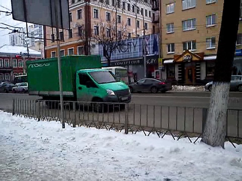 Январь, зима в городе