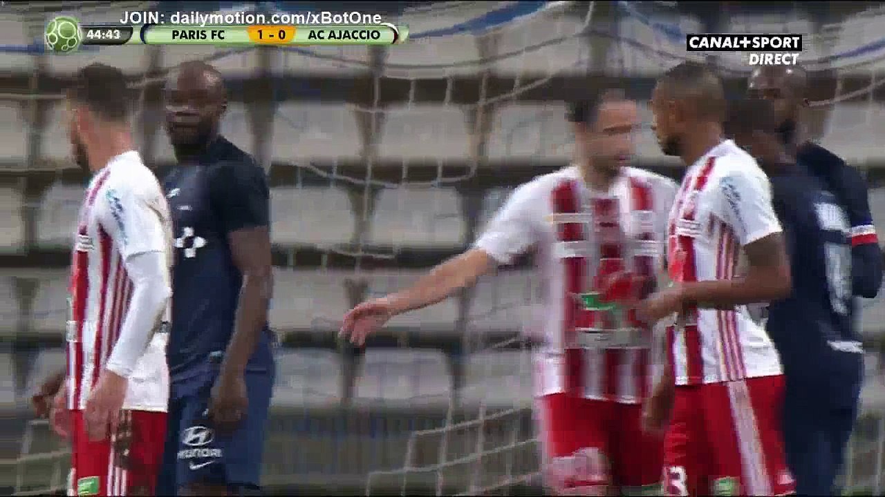 Dylan Saint-Louis second Goal HD - Paris FC 2 - 0 AC Ajaccio - 22.01.2018 (Full Replay)