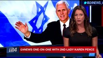 PERSPECTIVES | i24NEWS one-on-one with 2nd lady Karen Pence | Monday, January 22nd 2018