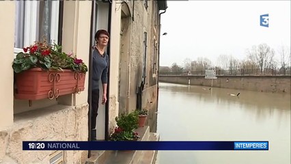 Intempéries : la crue menace l'est de la France