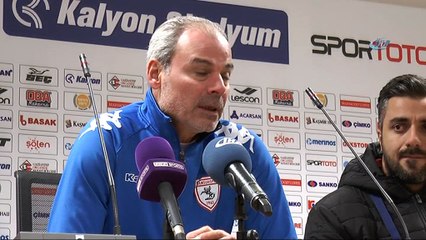 Gazişehir Gaziantep - Samsunspor maçının ardından
