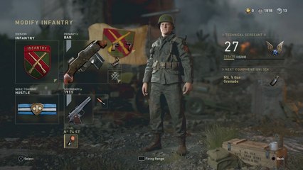 Call of duty world war 2 BAR setup
