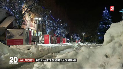 Avalanches : des chalets évacués à Chamonix