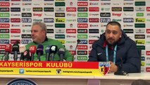 Kayserispor - Galatasaray maçının ardından - Kayserispor Teknik Direktörü Marius Sumudica - KAYSERİ