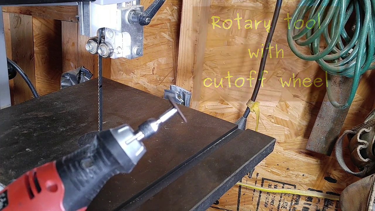 Modify a bandsaw blade for better cuts