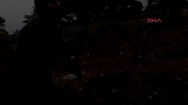 Kilis Azez Burseya Dağı'nda Öso ile Ypg'li Teröristler Arasında Çıkan Çatışmanın Görüntüleri