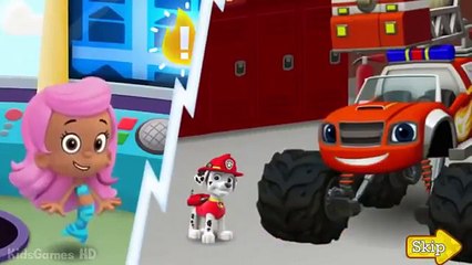 Paw Patrol Full Episodes Nick Jr FireFighters Bubble Guppies & Paw Patrol Cartoon Game