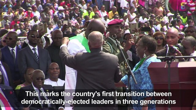 Joy and hope in Liberia as George Weah sworn in as president