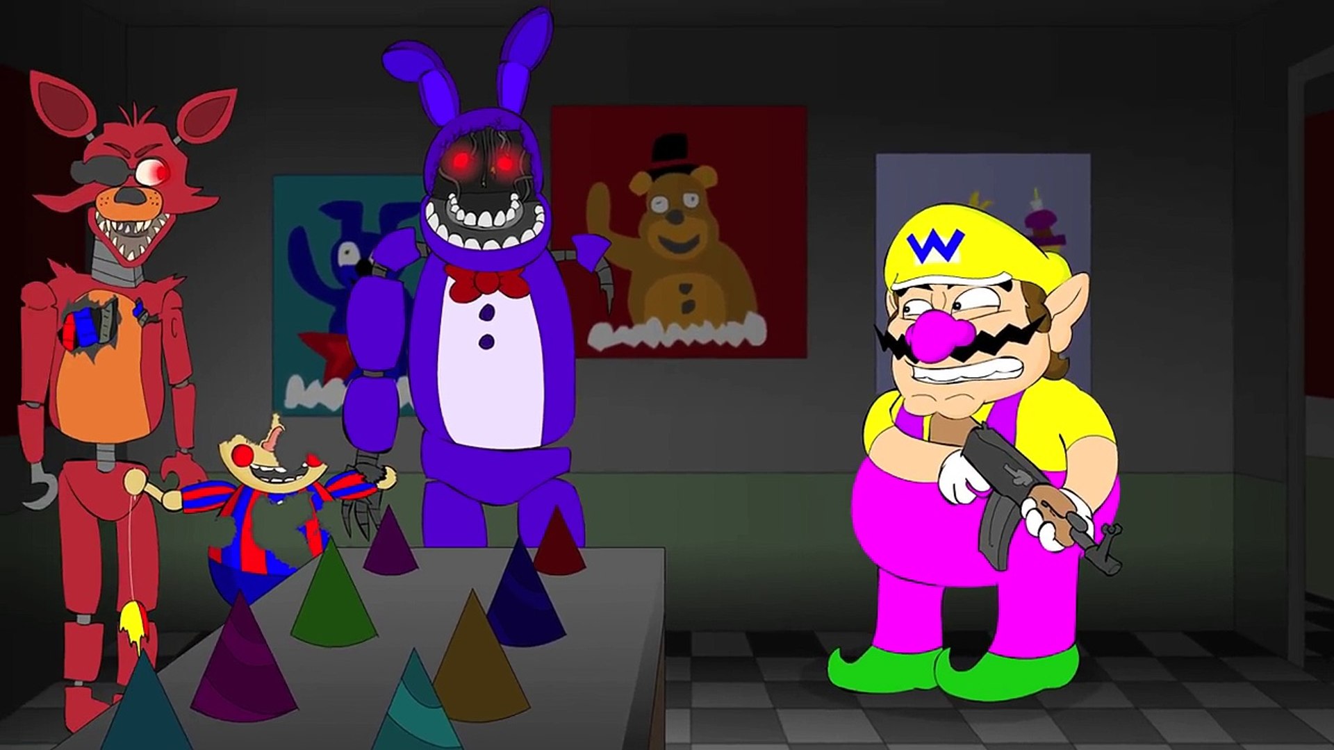 ♪ FIVE NIGHTS AT FREDDY'S WORLD THE MUSICAL - FNAF Animation Parody Song 