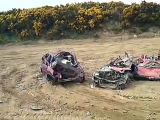 Tank Crushing Cars (Vaxhaull Corsa)