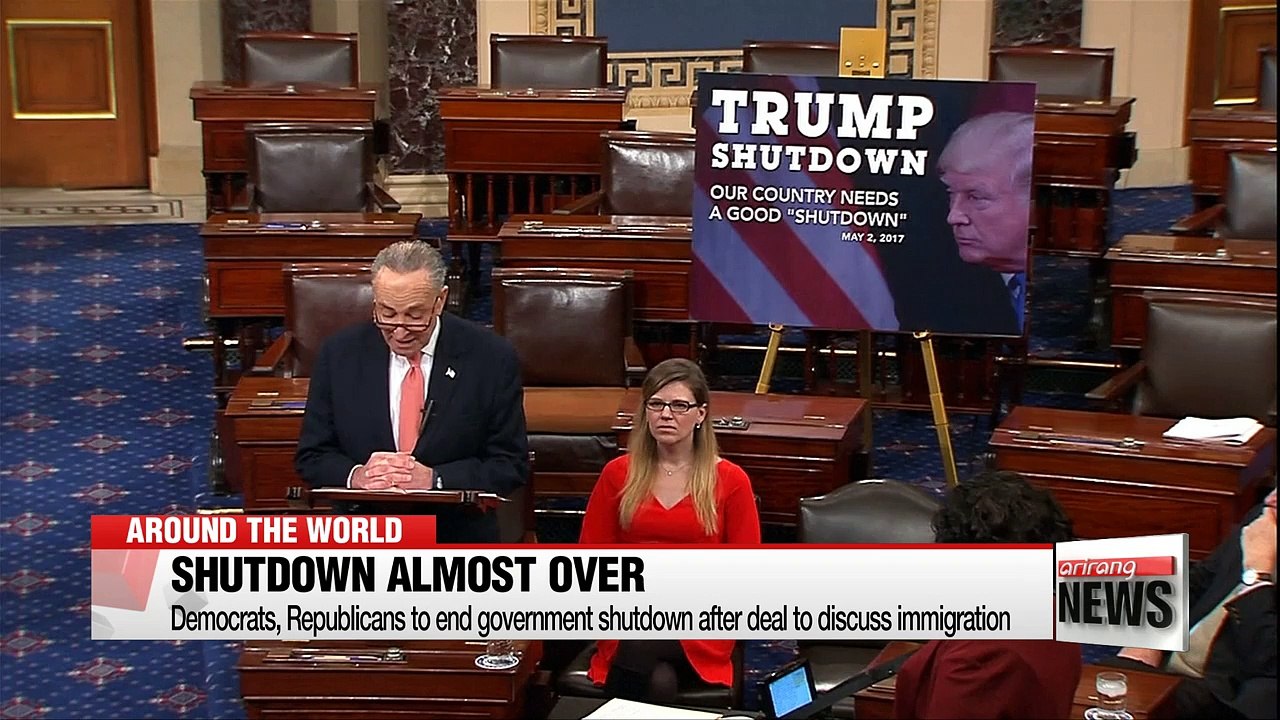 U.S. Senators strike deal to end government shutdown