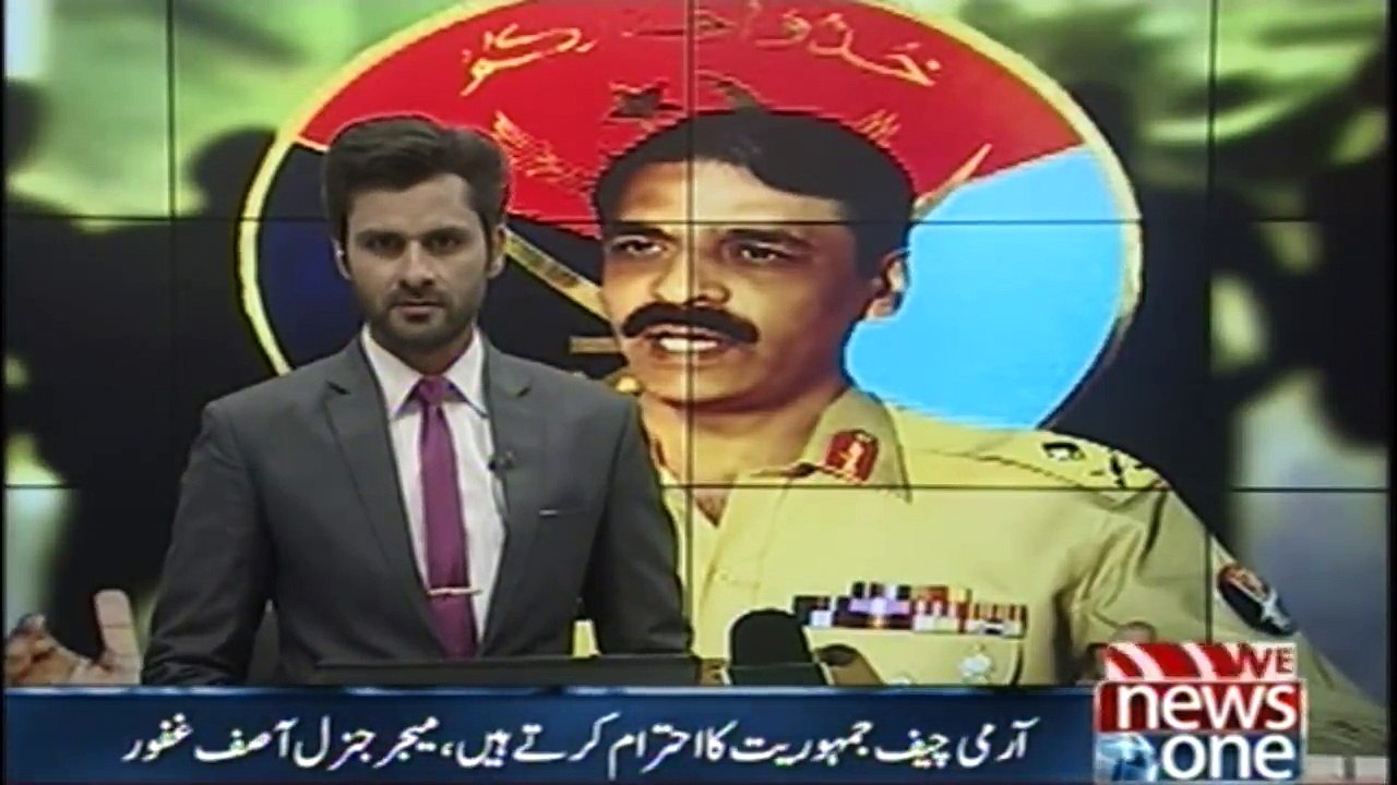 Democracy is no threat from the military,Maj Gen Asif Ghafoor