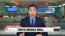 Tokyo holds first evacuation drill amid fears over North Korean missiles