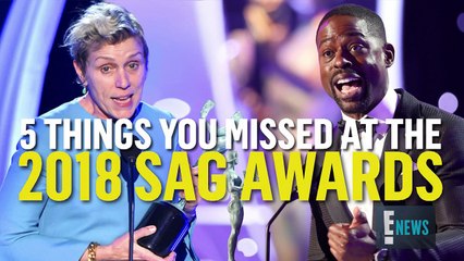 5 Things You Missed at the 2018 SAG Awards | E! News