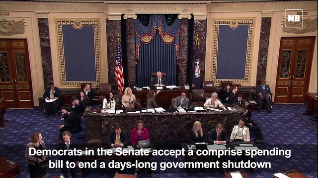US Democrats accept compromise to end government shutdown