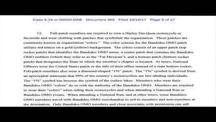 Bandidos Jeff Pike 4th Federal Indictment RICO Murder (2017)