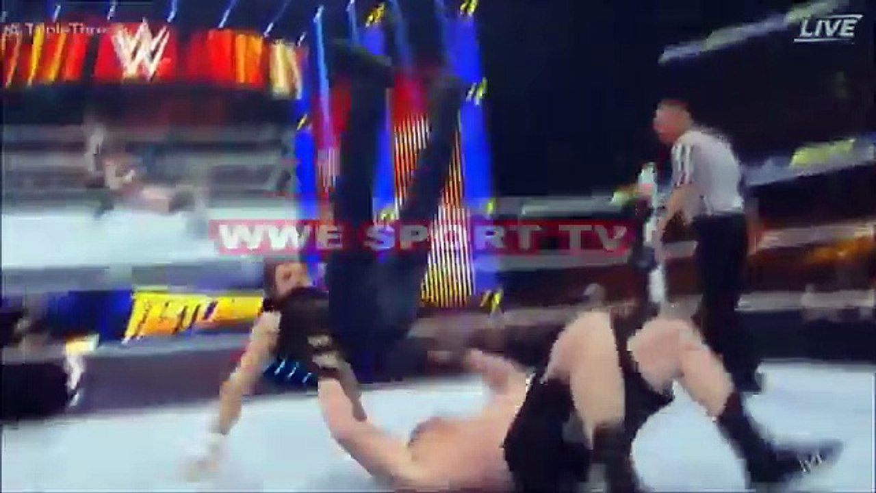 WWE The Shield Attacks Brock Lesnar OMG Mustt See