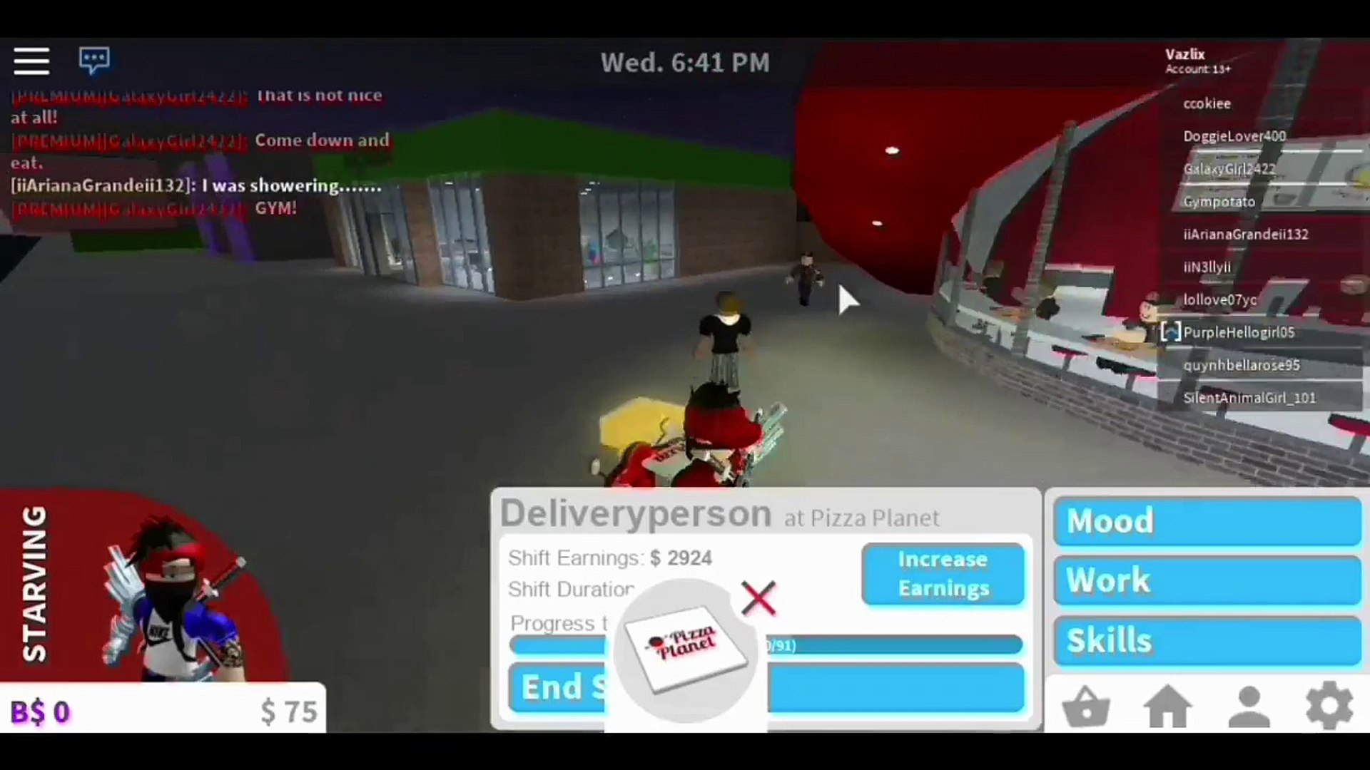 10k In One Shift On Roblox Bloxburg Video Dailymotion