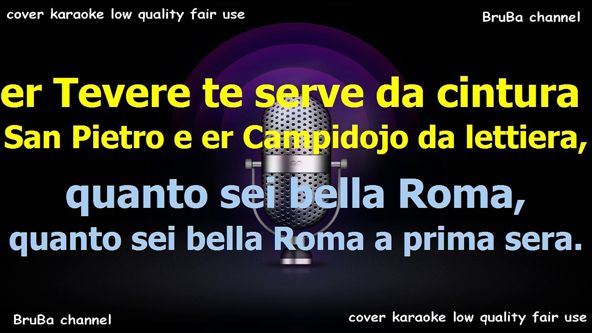 Quanto sei bella Roma - Lando Fiorini KARAOKE - Video Dailymotion