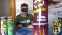 PRINGLES challenge con mi padre - Reto Pringles