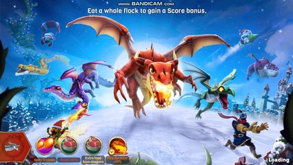 Hungry Dragon Gameplay Journey to the Witch Forest ( with Draconis " Xtra Large Dragon " ) HD